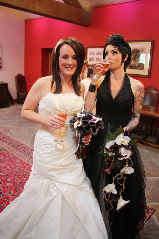 The Atmospheric Browsholme Hall & Tithe Barn Wedding of Michelle & Hayley
