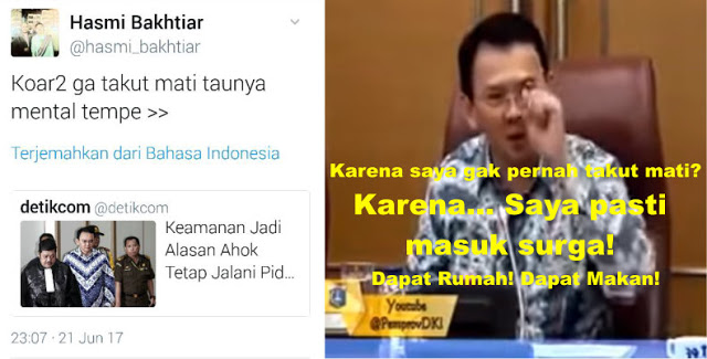 Lucu! Koar-koar Gak Takut Mati, Taunya Cuma Mental Tempe Lucu! Koar-koar Gak Takut Mati, Taunya Cuma Mental Tempe