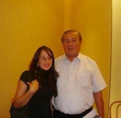 Con Carlos Talavera