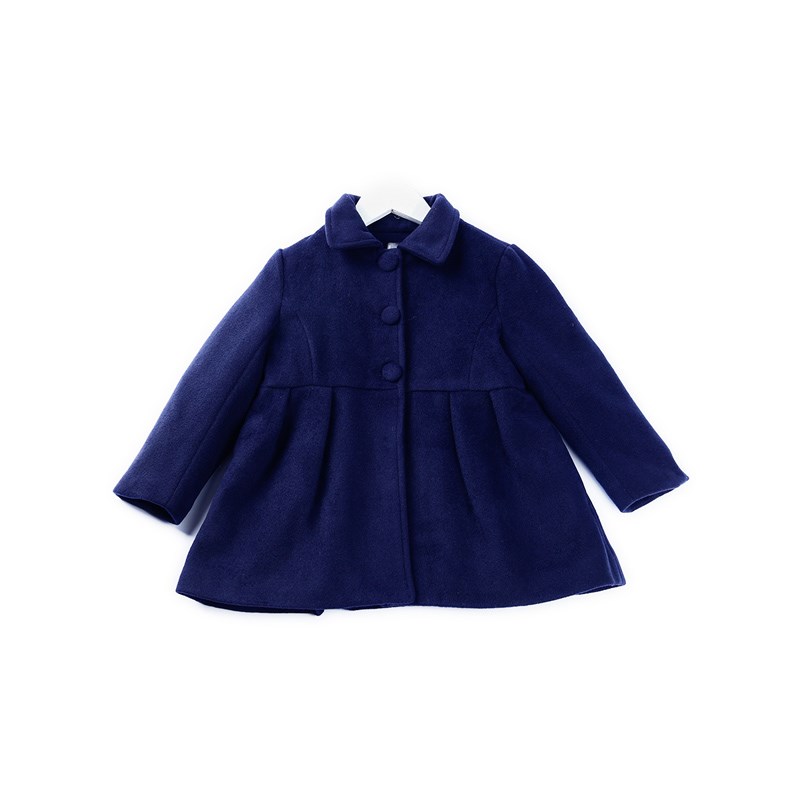 Áo Khoác Bé Gái Dạ Phối Cổ Sơmi - HEYLADS 157684 4 5 103