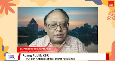 dr. Pandu Riono, MPH. PhD, Epidemiolog Fak. Kesehatan Masyarakat UI
