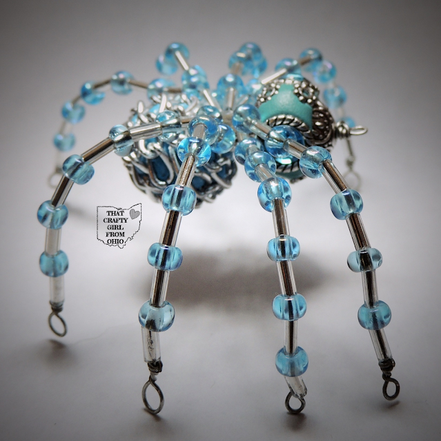 Wire Beaded Spider for Beginners, You can make this too!
