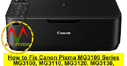 How to Reset Canon Pixma MG3100 Series error Ink Absorber Almost Full