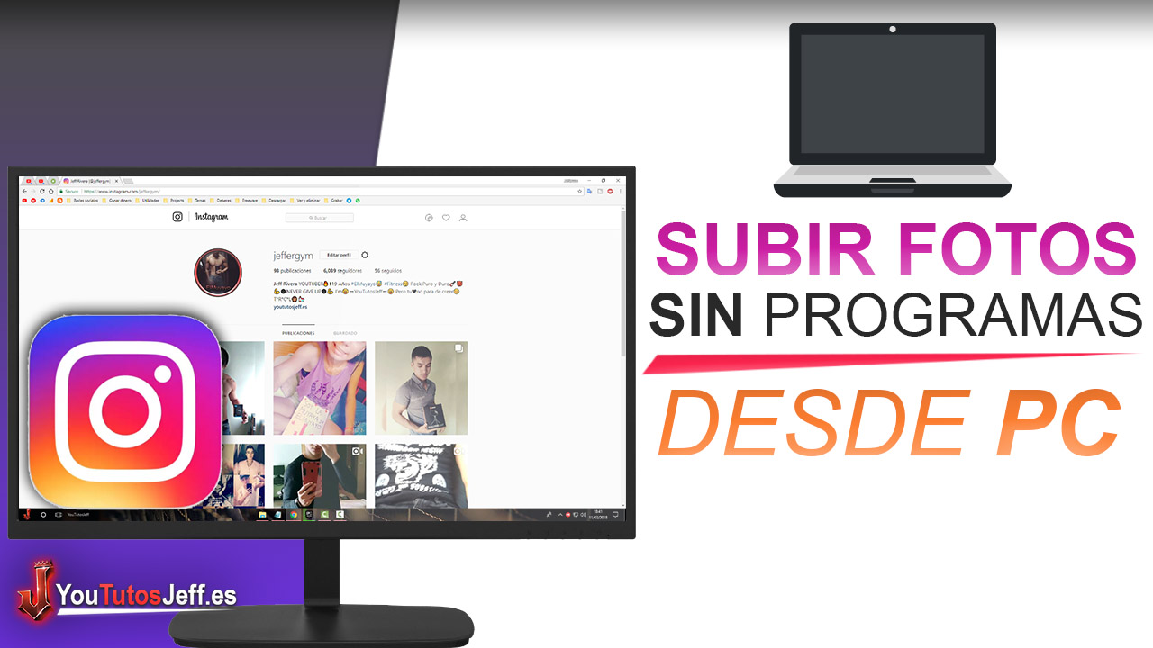 Como Subir Fotos a Instagram desde PC SIN PROGRAMAS - Facil y Rapido