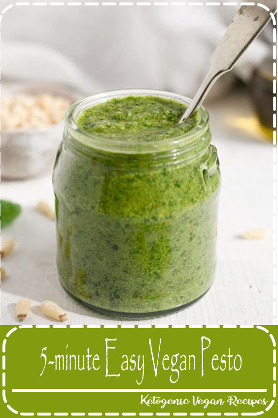 5minute Easy Vegan Pesto Easy Recipes For Dinner Idea