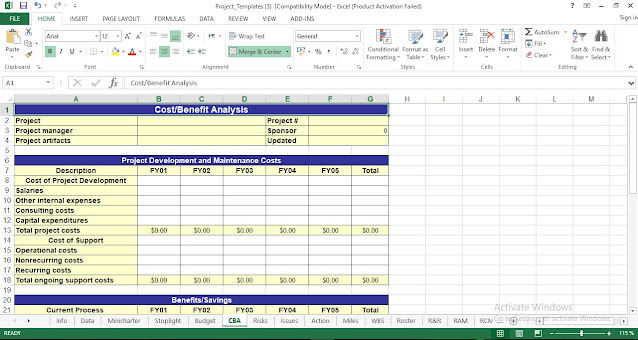 Cost-Benefit Analysis Template
