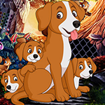 Play Games4King - G4K Rescue The Dog Family Game