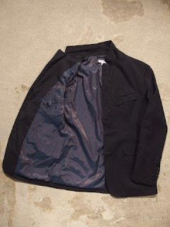 Engineered Garments "Andover Jacket & Cinch Pant in Dk.Navy St. Tropical Wool"