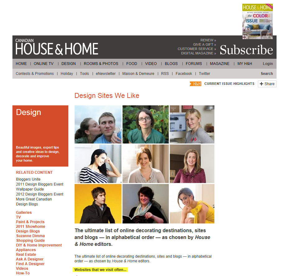 Dans le Townhouse is House & Home Approved