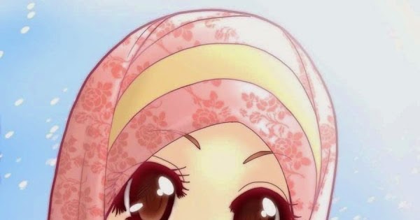 Gambar Kartun Wanita Muslimah Berjilbab Cantik Anggun Almugni Hijab