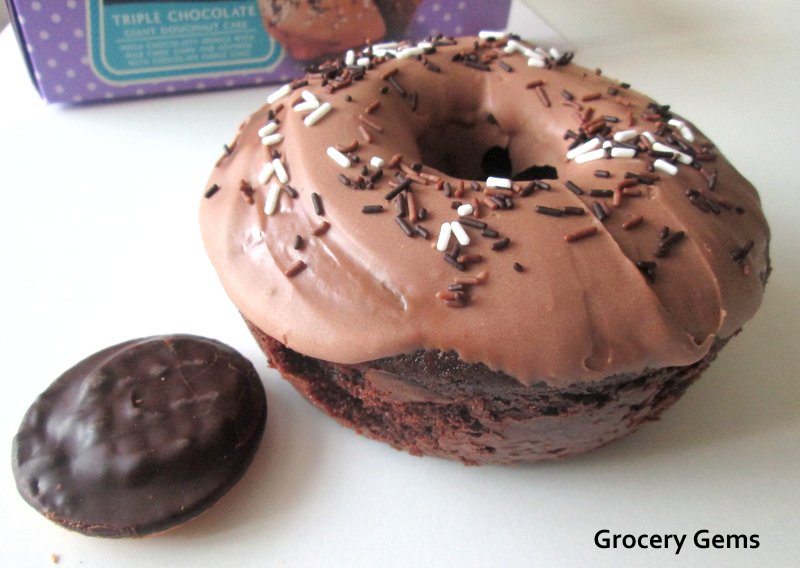 Grocery Gems Asda Triple Chocolate Giant Doughnut Cake