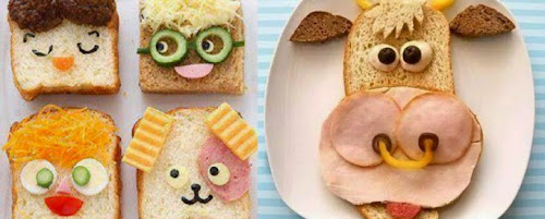 30 creative sandwich decorations to admire your little kids