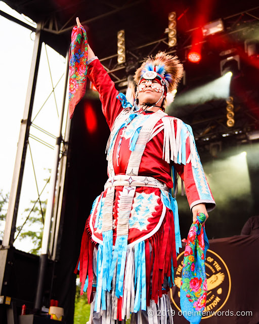 A Tribe Called Red at Riverfest Elora on Sunday, August 18, 2019 Photo by John Ordean at One In Ten Words oneintenwords.com toronto indie alternative live music blog concert photography pictures photos nikon d750 camera yyz photographer summer music festival guelph elora ontario