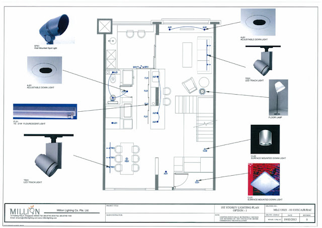 Maisonette Apartment: Lighting Layout