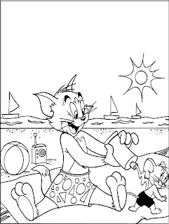 tom and jerry coloring pages sheets