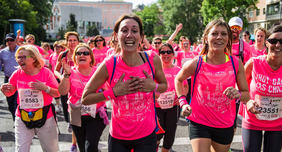 carrera de la mujer