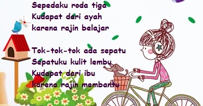 Lirik Lagu Anak Anak Kring Ada Sepeda Obebiku