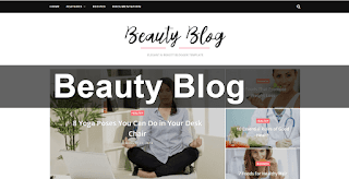 Beauty Blog Blogger Template