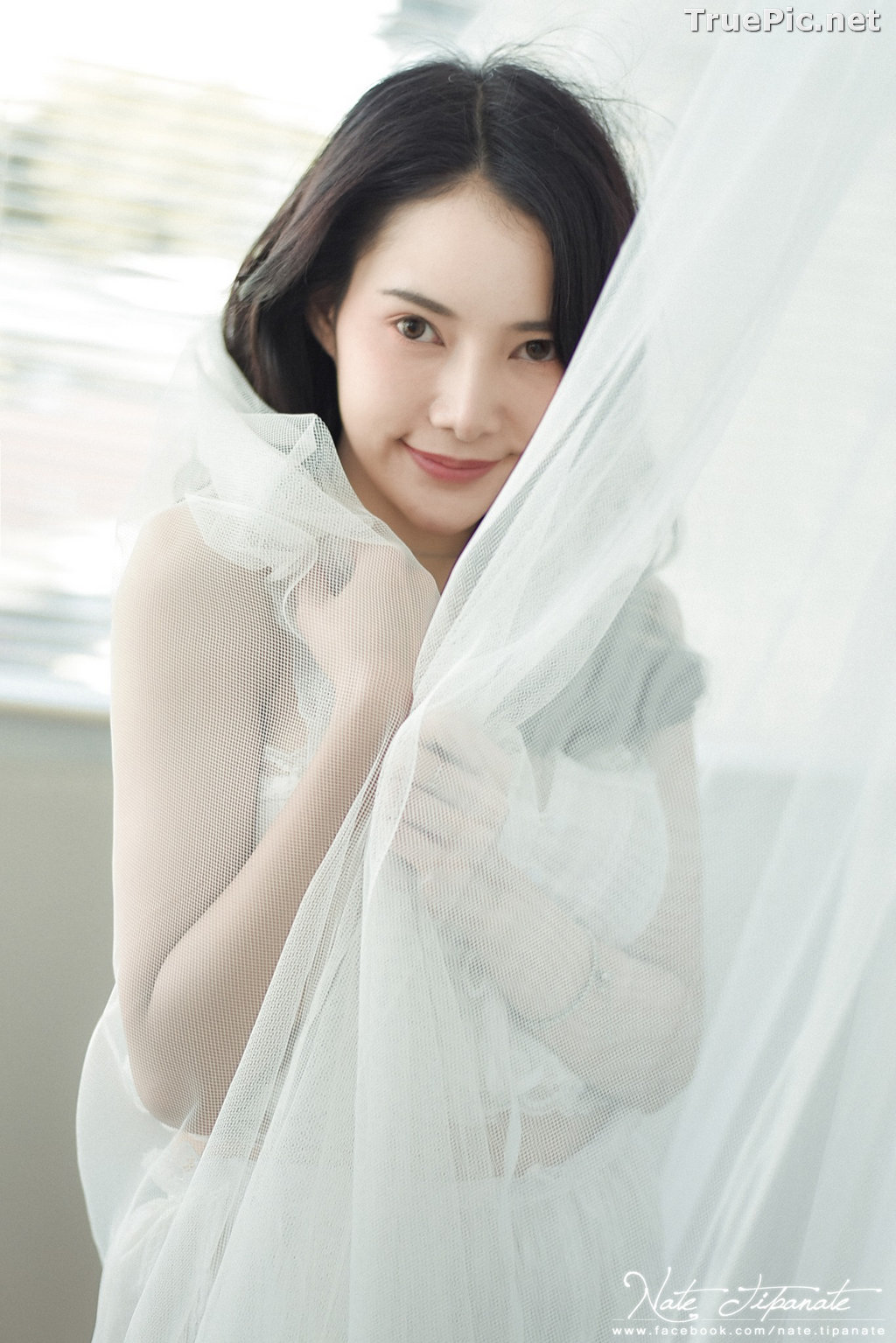 Image Thailand Model - Nattanicha Pw - Beautiful In White Sleepwear - TruePic.net - Picture-25