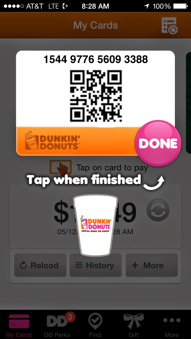 Off On A Tangent Dunkin' Donuts Mobile® App on Windows Phone?