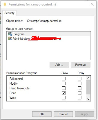 Cannot stat file. Cannot stat file