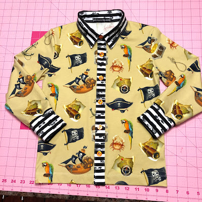 yellow pirate shirt