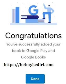 Upload buku pertama ke google play book6