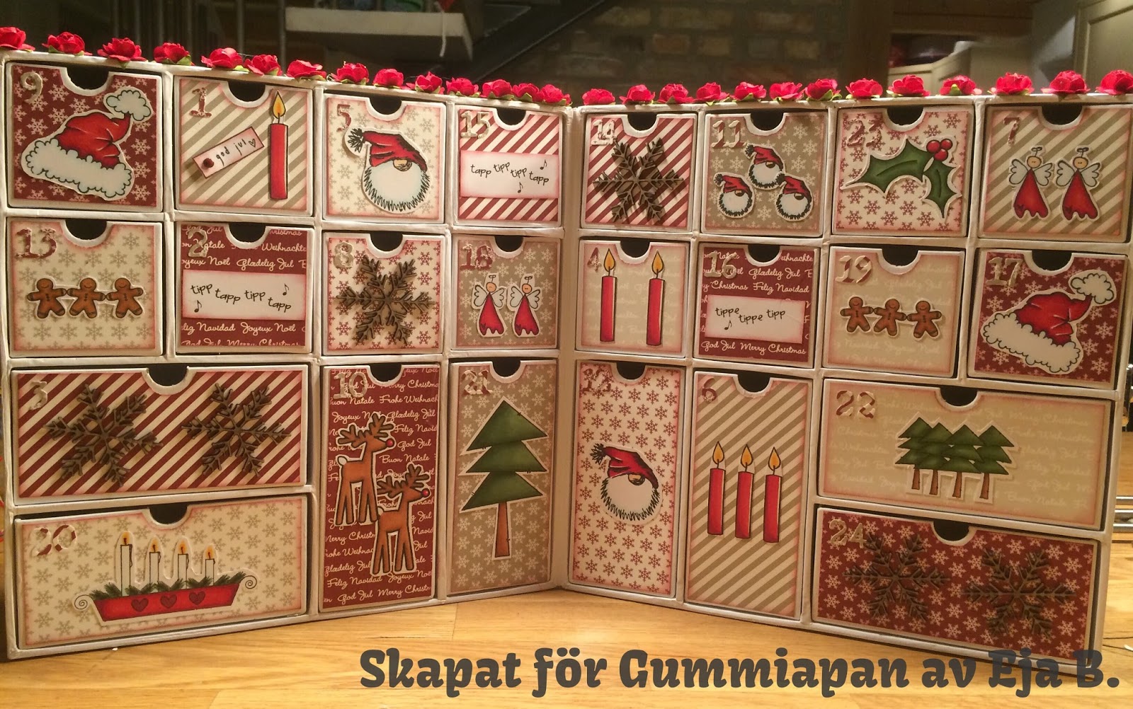 Gummiapan Adventskalender