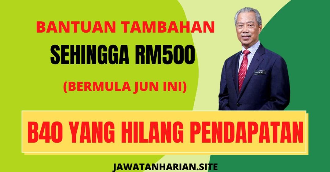 Bantuan hilang pendapatan rm500