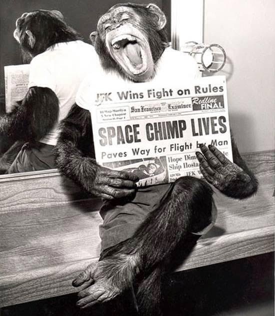 64 Historical Pictures you most likely haven’t seen before. # 8 is a bit disturbing! - Jack, posing with a newspaper about himself