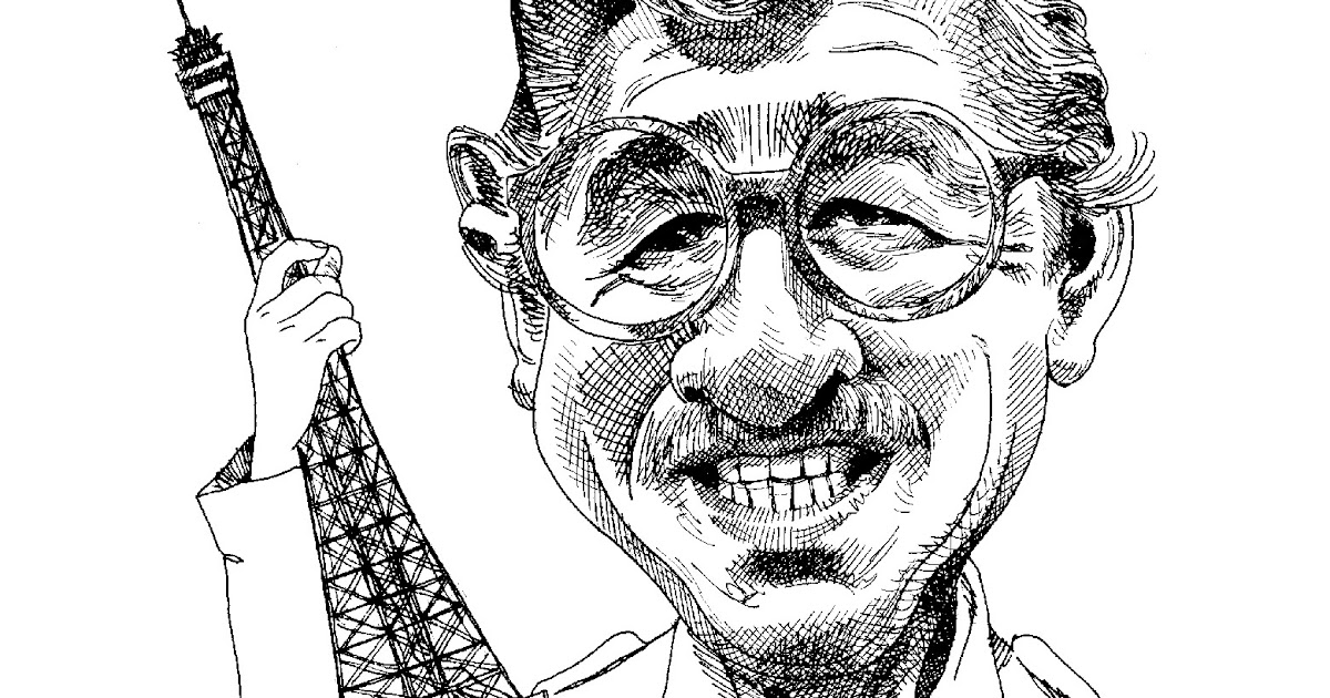 Carlos Castellanos Casanova , Ilustrador e historietista Caricaturas Alfredo Bryce Echenique