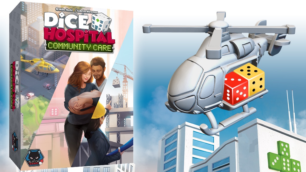 El club del dado Dice Hospital Community Care en Kickstarter