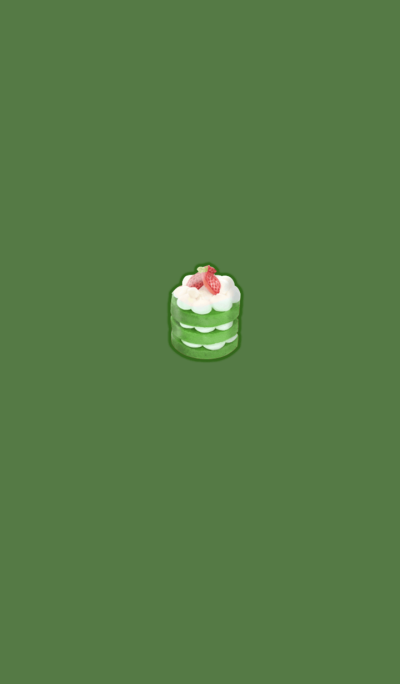 Matcha Strawberry Cake