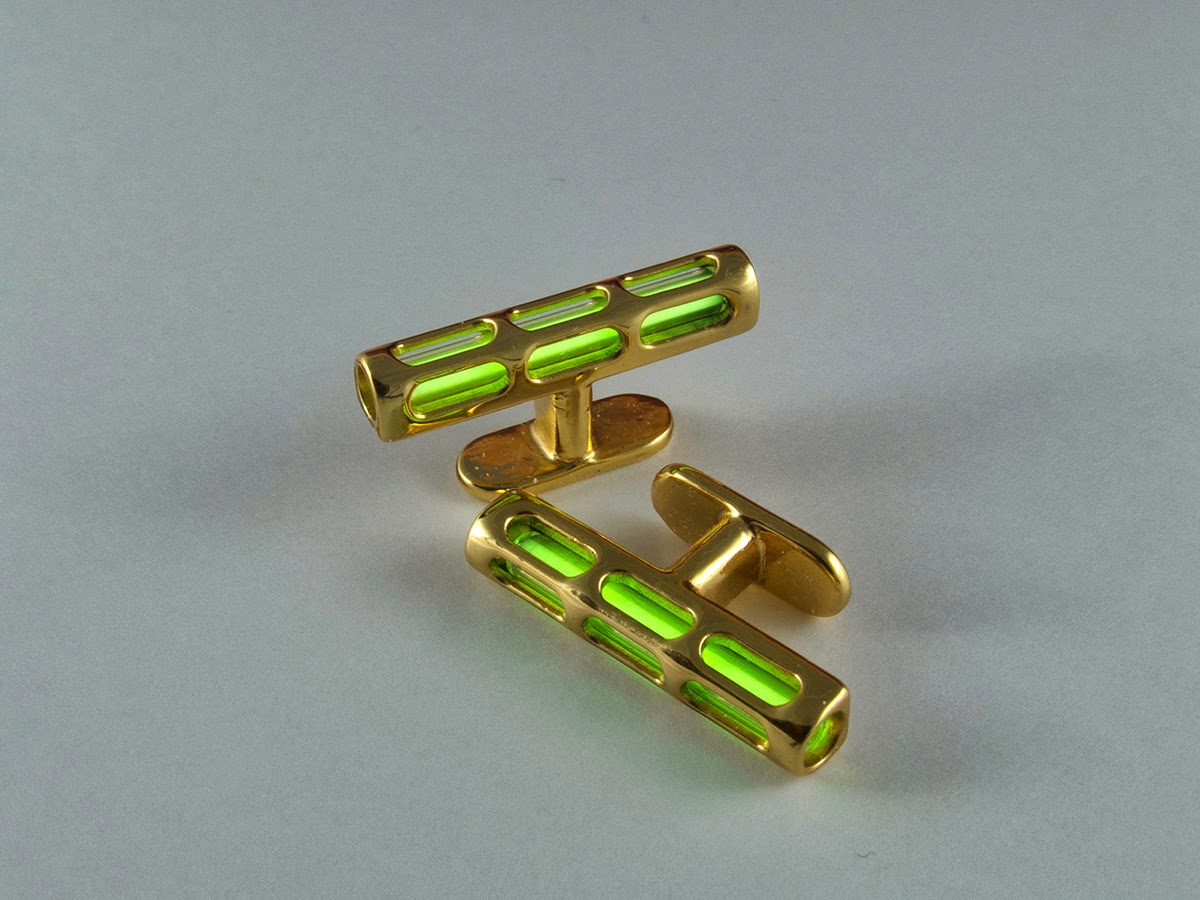 Renegade Productions Bling for him Tritiumilluminated cufflinks