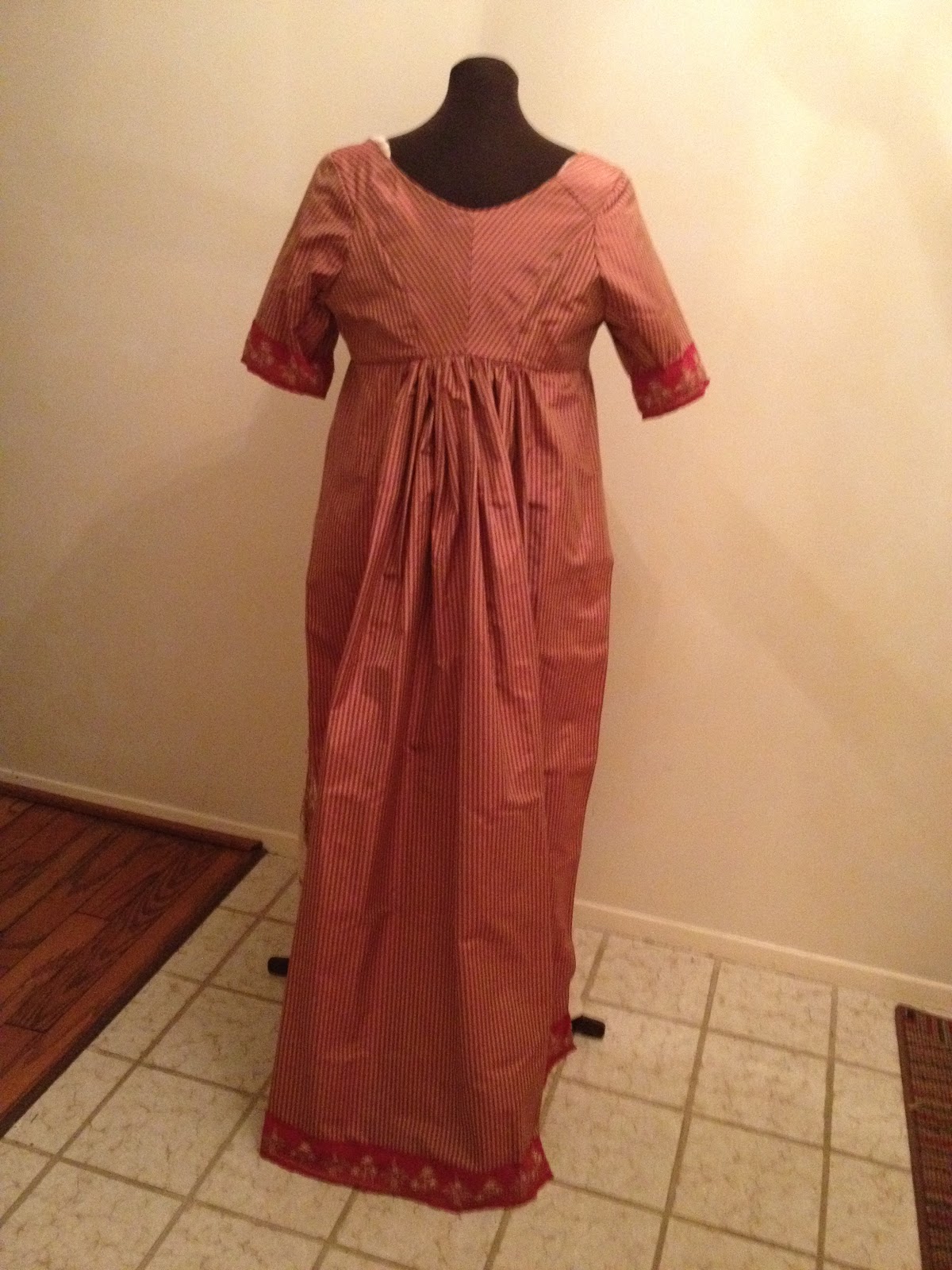 Maggie's Costume Wardrobe Regency drawstring gown and open robe