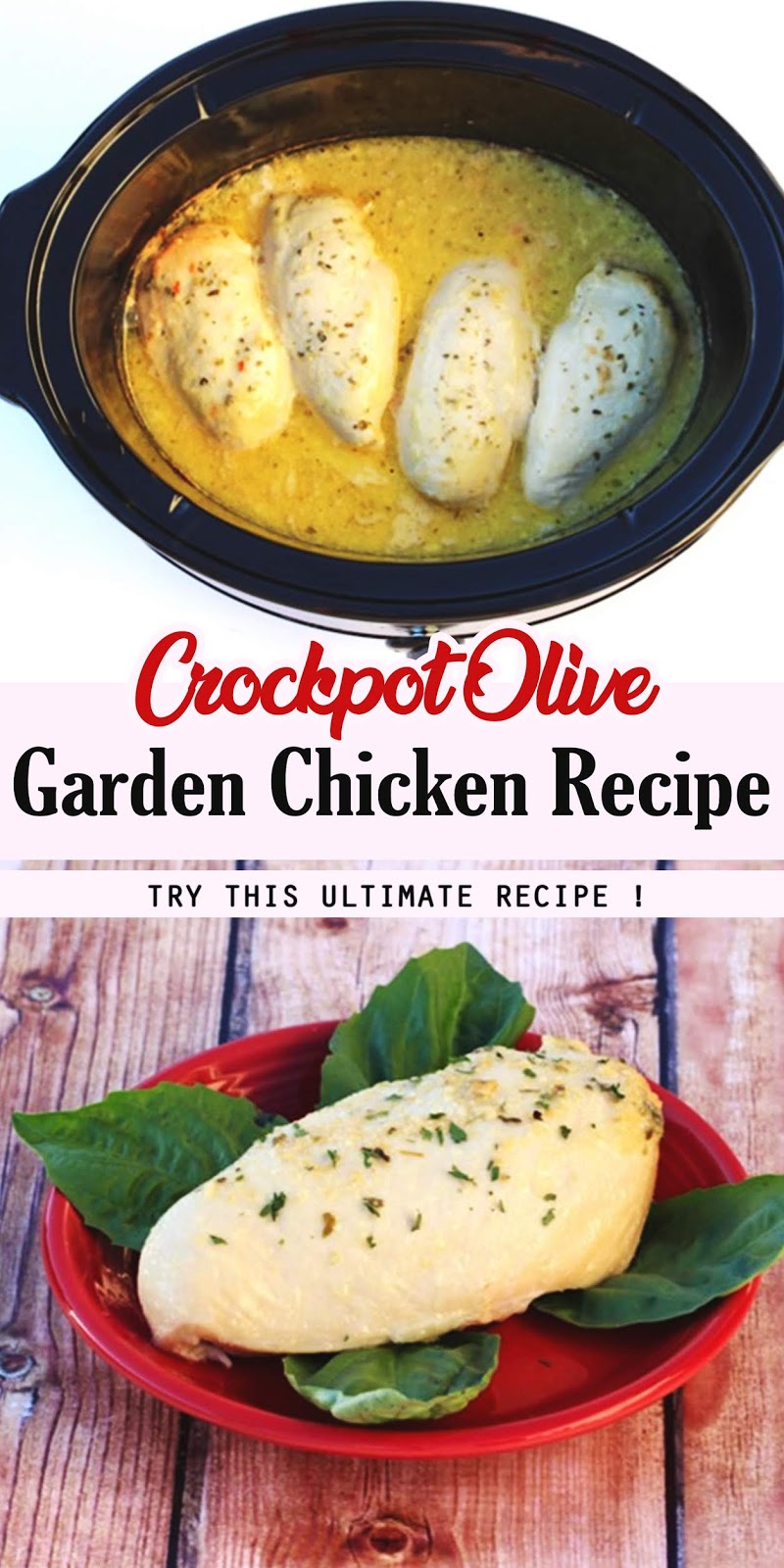 Crockpot Olive Garden Chicken Recipe 3 SECONDS