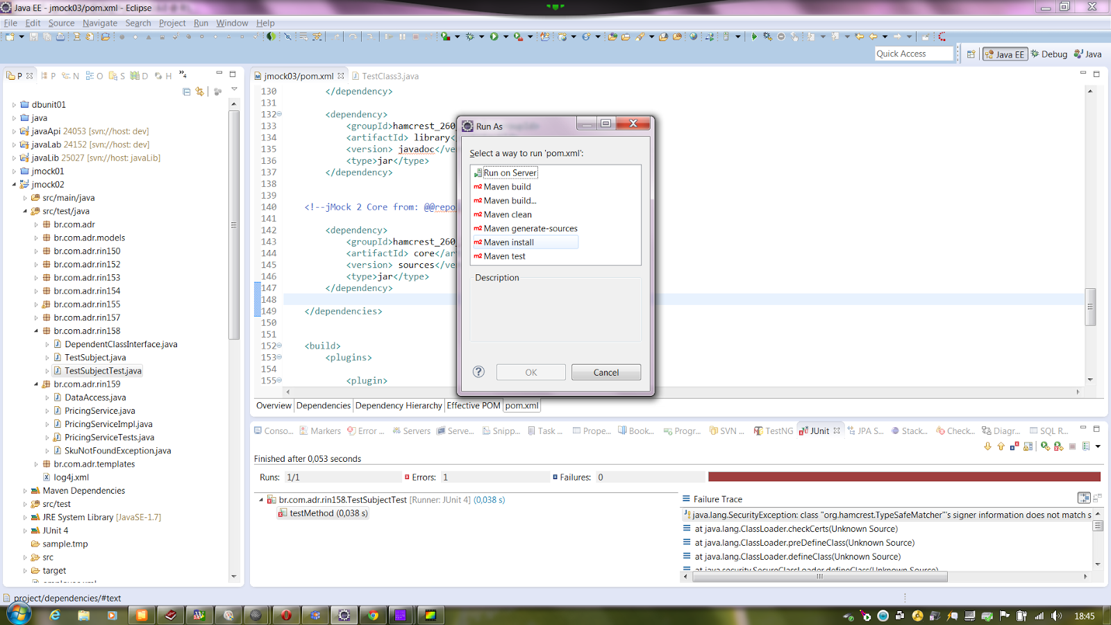 Computer Science and on java.lang.NoClassDefFoundError org/hamcrest