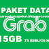 Cara Daftar Paket Grab Telkomsel 75 Ribu 15GB
