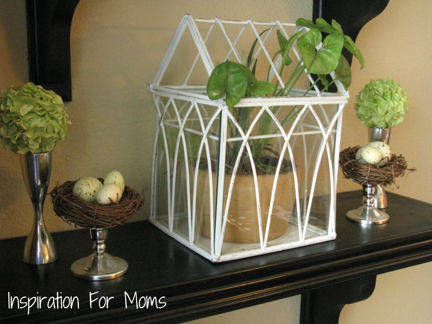 Time For A Spring Vignette - Inspiration For Moms