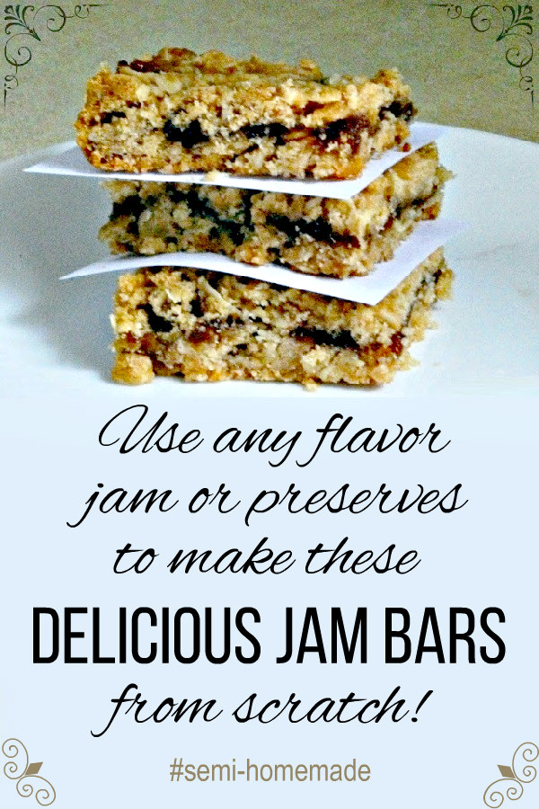 How to Make Jam Bars, a Delicious Snack Oak Hill Homestead