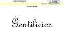 Los Gentilicios