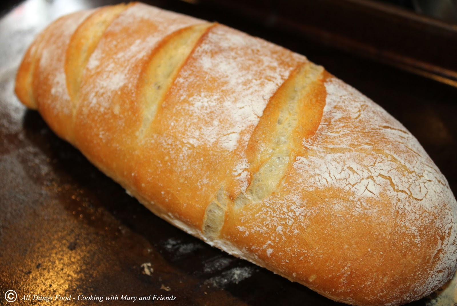 Cooking With Mary and Friends NoKnead Crusty White Bread
