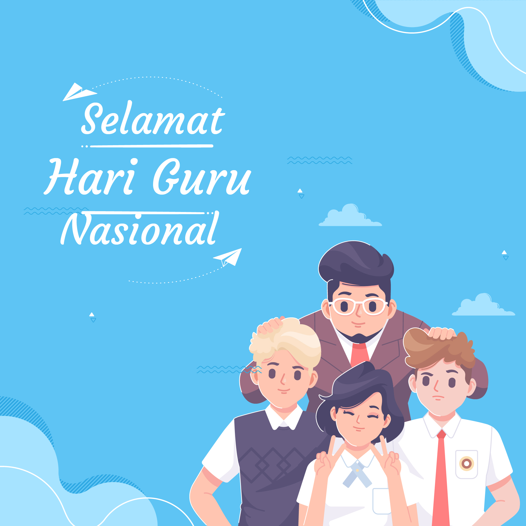 Gambar Ucapan Selamat Hari Guru Nasional SKETZHBOOK