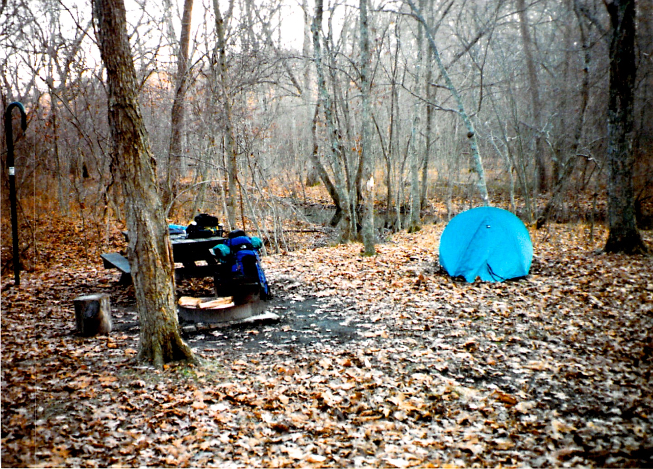 Chuck's Adventures 1997 Backpacking Missouri's Berryman Trail
