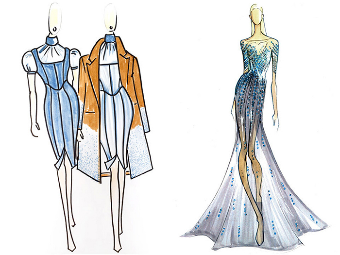 Modern Fashion Sketches Modern Fashion Sketches