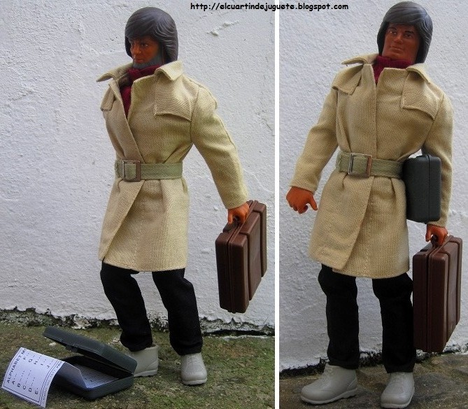 Pochette Agent Secret Big Jim - Mattel - Ceinture Rare - Vintage