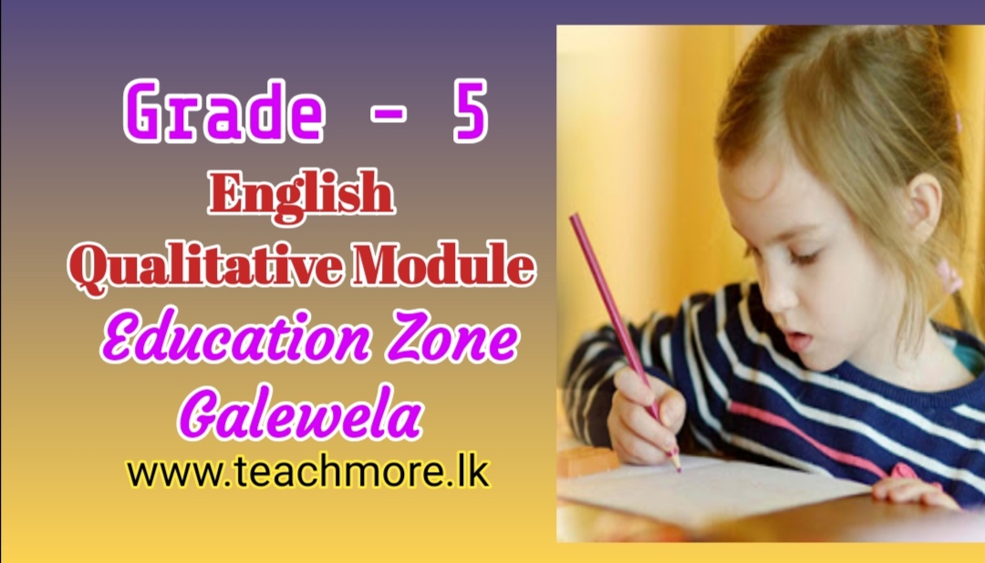 Grade 5,English TeachMore.lk
