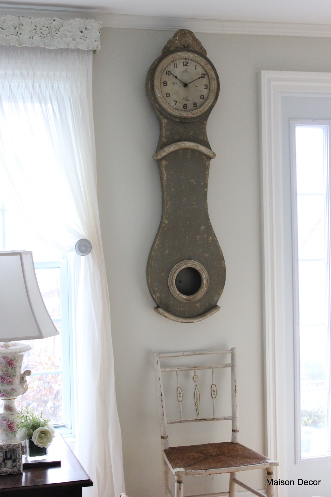 Maison Decor Waxing the Mora Clock