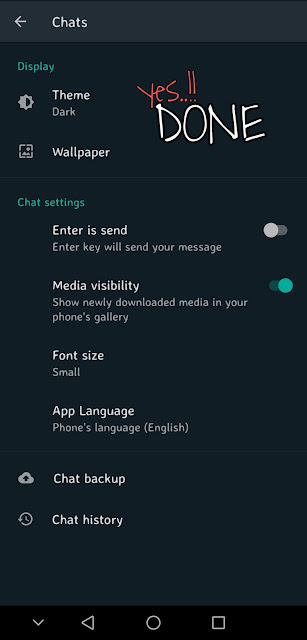 Cara tukar 'Dark Mode' / Mod gelap Whatsapp untuk pengguna Android