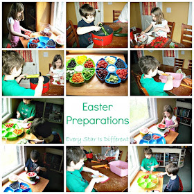Encourage children to help prepare for celebrations.
